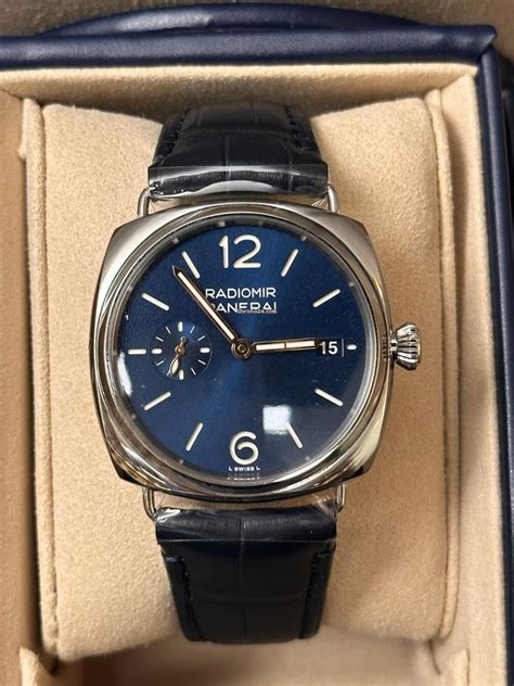 panerai radiomir quaranta blue|hodinkee radiomir quaranta.